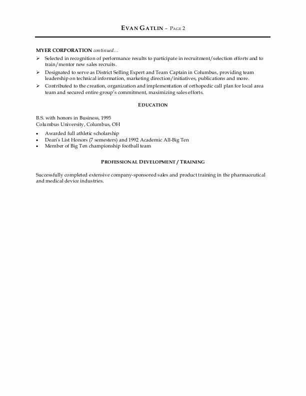 Medical sales rep resume objective